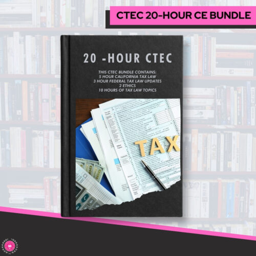 20 Hour- CTEC Continuing Education Bundle